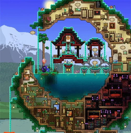 泰拉瑞亚房子设计图 家园设计图大全