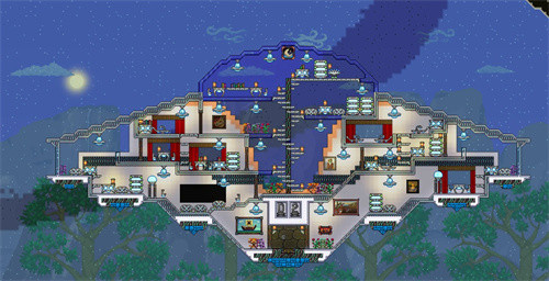 泰拉瑞亚房子设计图 家园设计图大全