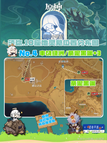 原神须弥地灵龛分布图 10个地灵龛位置大全