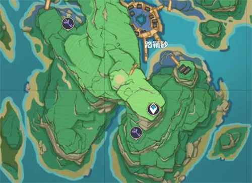 原神稻妻地灵龛位置分布图