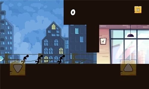 黑衣人跑酷截图1