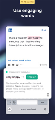 Grammarly无偿版app下载